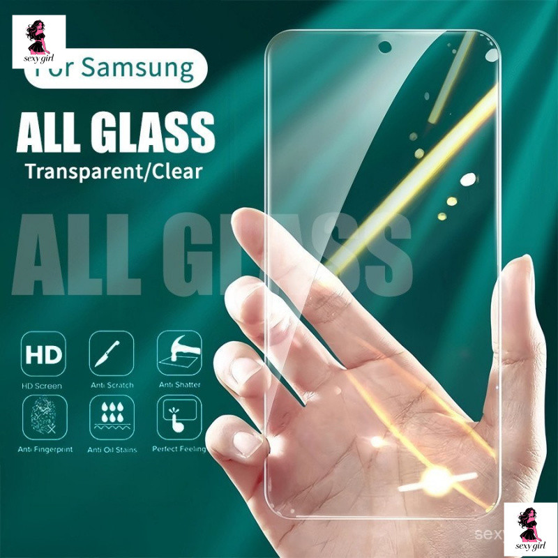 Película de vidro transparente para Samsung Galaxy A37 A57 S20 S23 S24 S25 FE A07 A17 A16 A26 A36 A56 A35 A55 A14 A24 A3