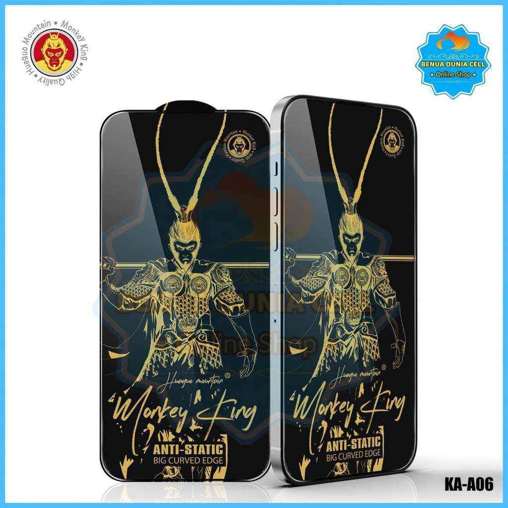 [MINIMAL 10 PCS] KA-A06 Vidro Temperado Macaco Rei Para SAMSUNG A02 A02S A03 A03S A03 Núcleo A04 A04E A04S A05 A05S A06 