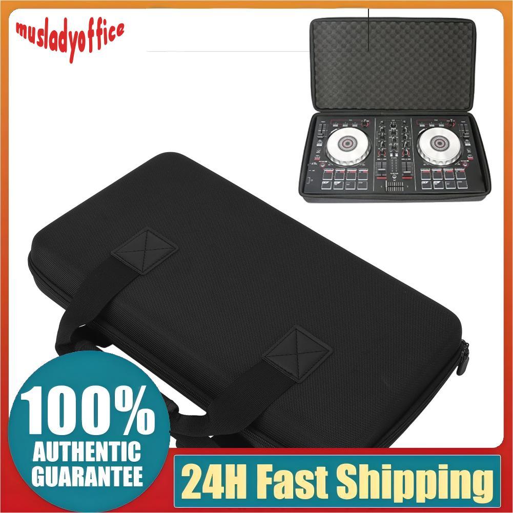 musladyoffice-BR Irfora DJ Controller Hard Case Dispositivos compatíveis Mantenha seguro Zíperes duplos Esponja de