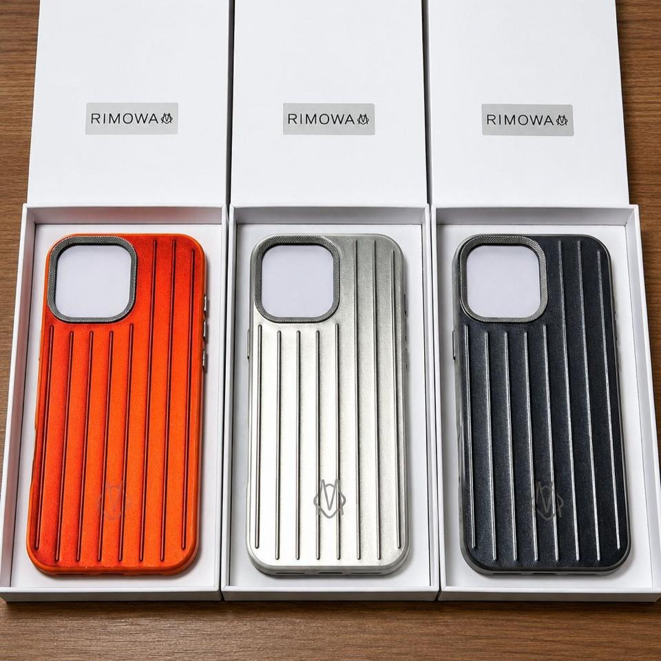 Capa Rimowa Anti Impacto Resistente para iPhone Proteção Completa / Acabamento Metálico Premium