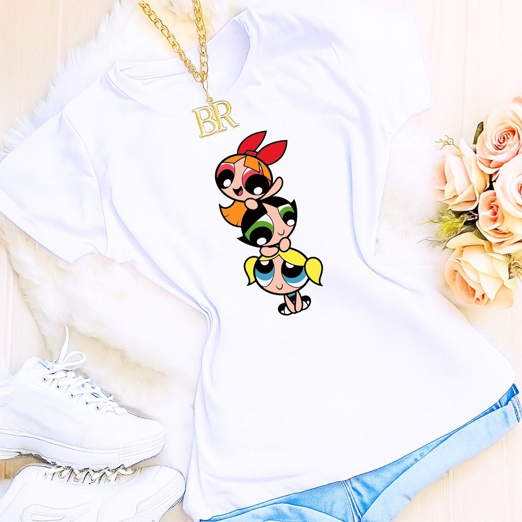 Camiseta Branca - Meninas Super Poderosas 2