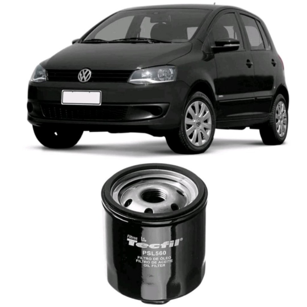 Filtro de Óleo Lubrificante Fox 1.0 1.6 8v 2003/2013 Volkswagen PSL560 TECFIL