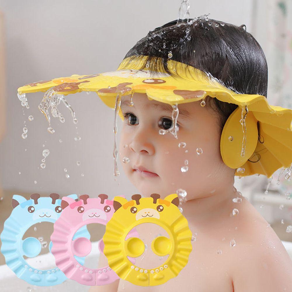 Chapéu De Banho Para Bebês , Chuveiro Macio , Desenho Animado , Proteção Os Ouvidos Olhos , Criança , Lavagem De Cabelo 