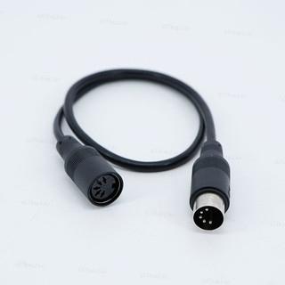 MIDI 5 Pinos Din 0.5M 1M 2M 5pin Macho Para Fêmea Cabo De Extensão Adaptador Máudio…
