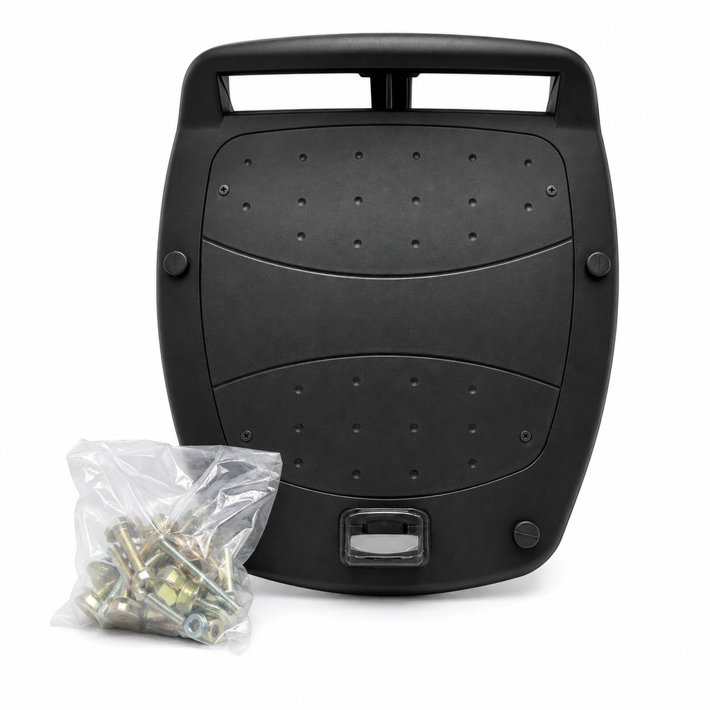 BASE BAÚ BAULETO PARA PRO TORK SMART BOX 28 LITROS COM PRESILHAS