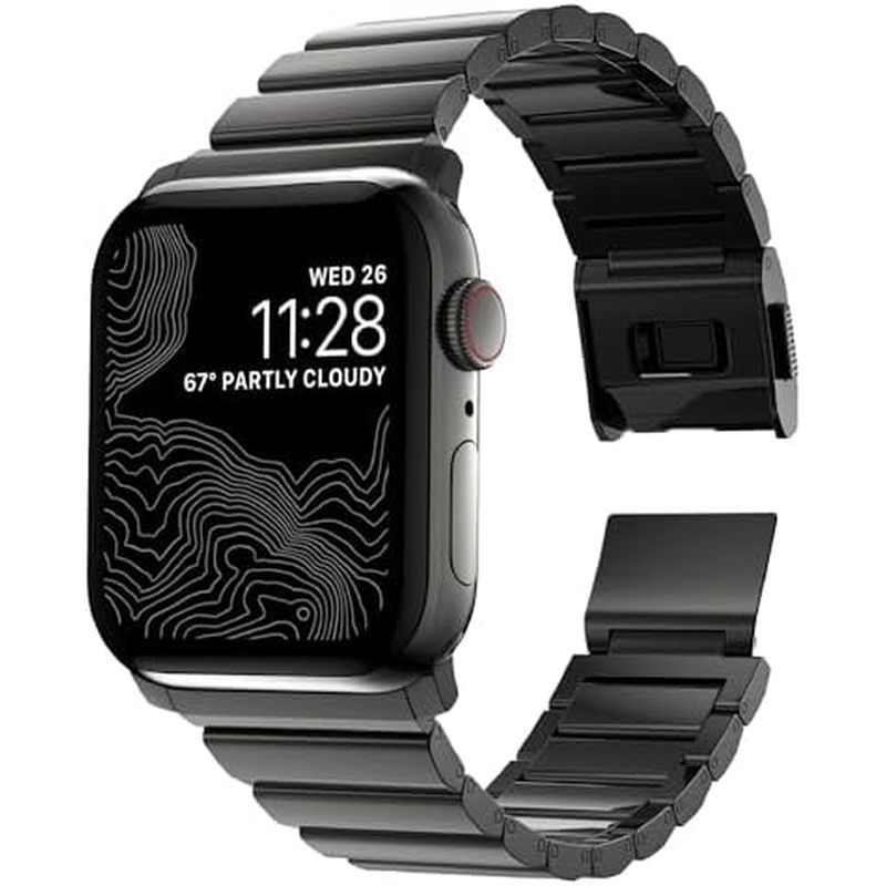 Pulseira De Titânio VeveXiao Compatível Com Apple Watch Ultra/2 49mm 45mm 44mm 4
