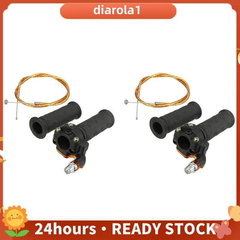 2 Conjuntos De Cabos De Acelerador De Torção Restringíveis Para 47cc 49cc Mini Moto Bike Dirt Quad