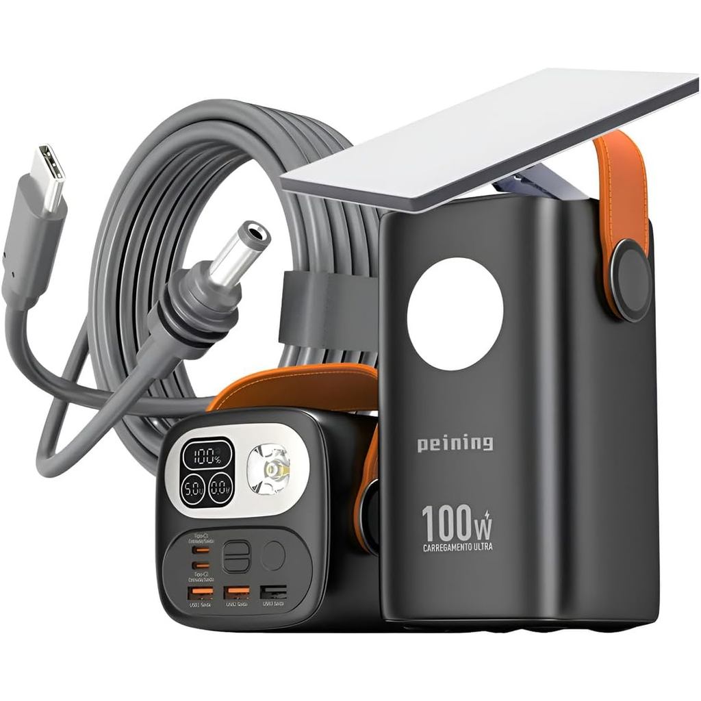 Power Bank 100W 60000mAh Para Starlinkk Mini Compatível Apple Mac E Fonte PD Bat