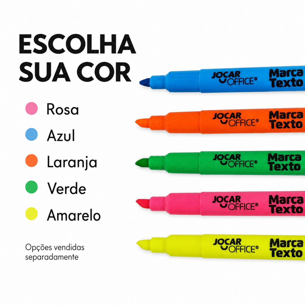 Marca Texto Colorido Caneta Marca Texto Pincel Marca Texto
