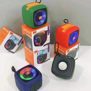 Alto-falante bluetooth sem fio pequeno canhão de aço alto Volume alta qualidade ao ar livre portátil luz respiração baix