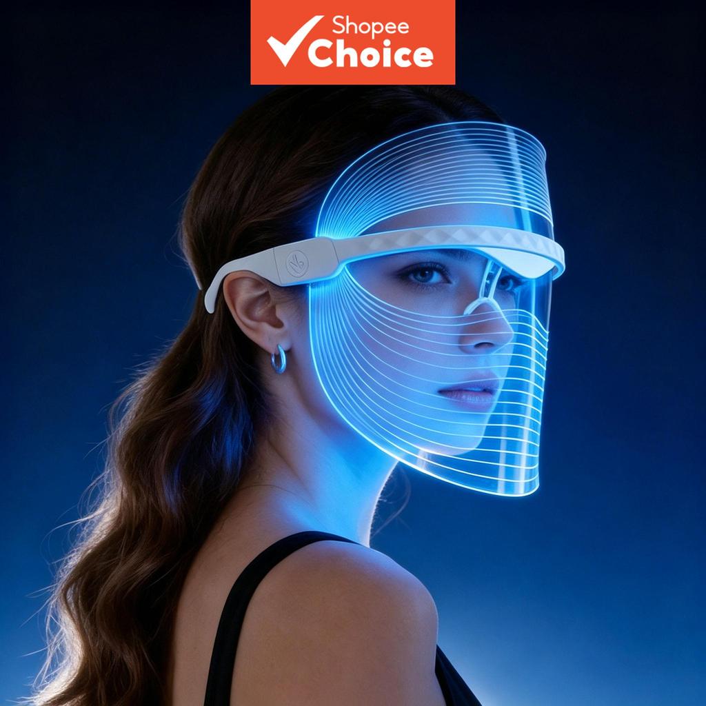 Terapia De Luz De Máscara Facial De Fóton LED Para Controle De Óleo , Cuidados Com A Pele Multicoloridos Uso Doméstico