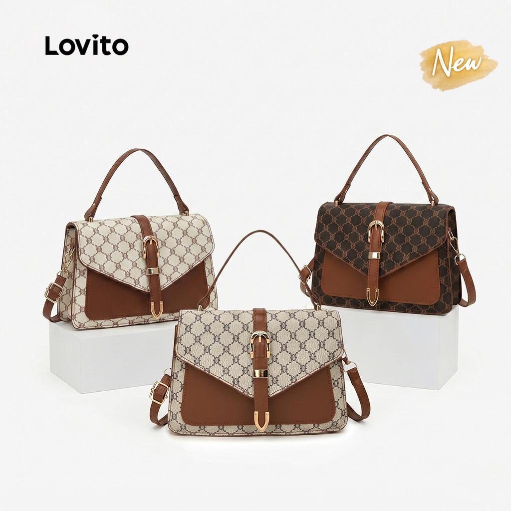 (New Arrival) Lovito Bolsa De Ombro Pequena Casual Estilo Coreano Presbyopia Cáq