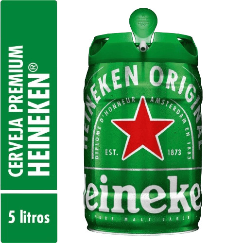 Heineken Cerveja Barril 5L — imagem 2 de 2