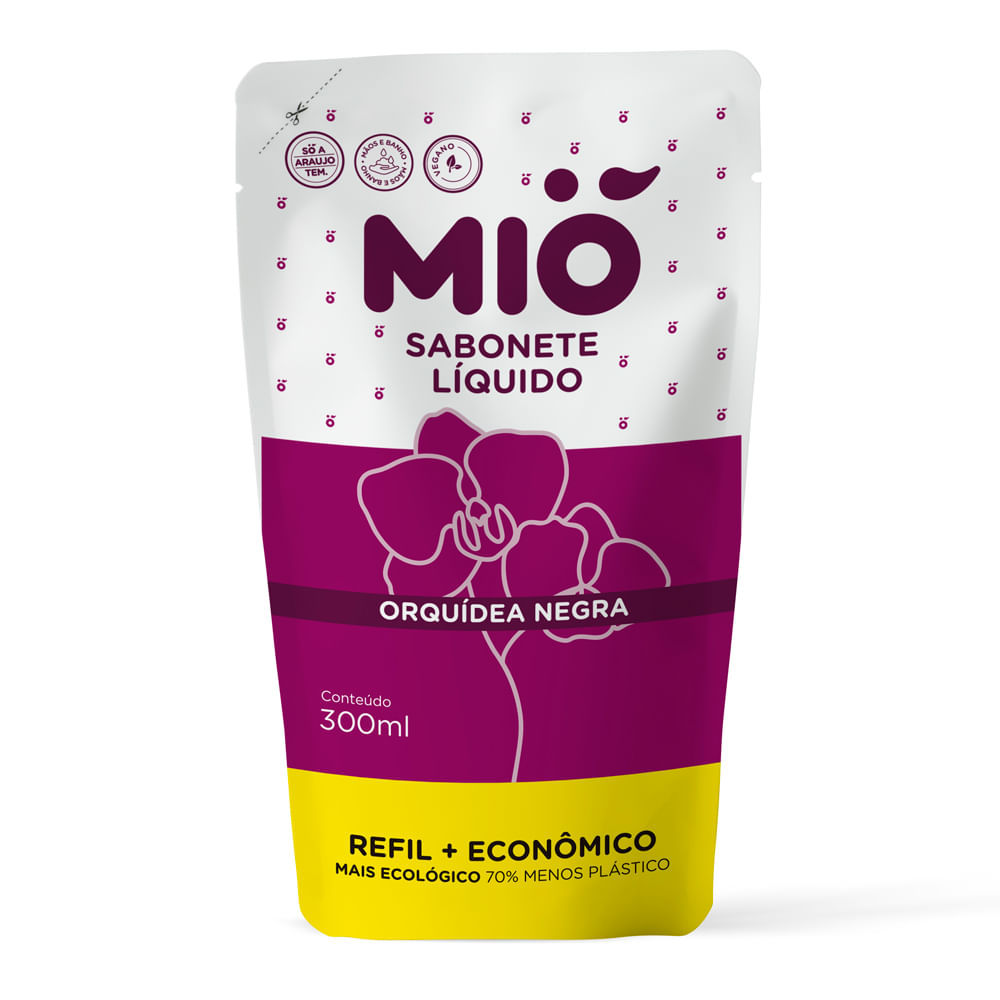 Imagem Sabonete Líquido Mió Orquídea Negra Refil 300ml