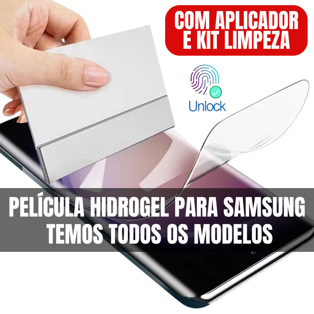 Película Hidrogel p/ Samsung Galaxy Todos Modelos S25 S24 S20 S22 S23 M31 A05 Ul