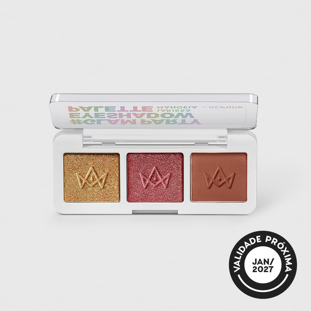 Paleta de Sombras Larissa Manoela By Océane - Glam Party Eyeshadow Palette 4,4g