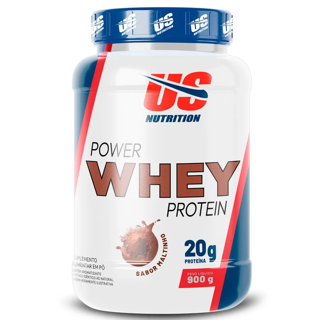 Power Whey Protein Pote 900g Us Nutrition