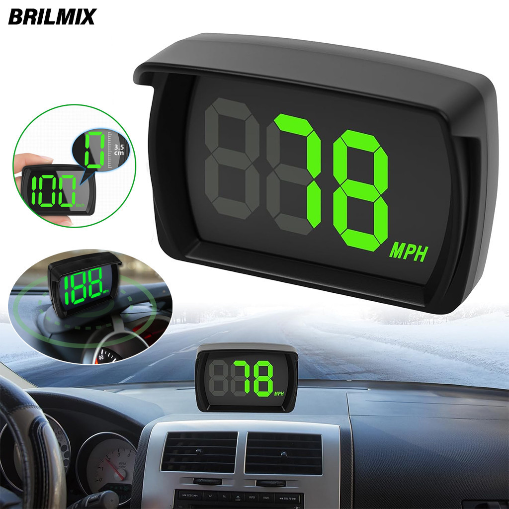 Novo Carro Universal Hud Head Up Display GPS Hud Velocímetro LED