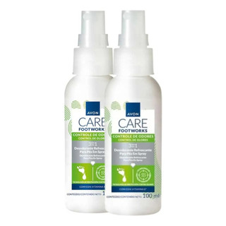 Desodorante Para Os Pés Em Spray Footworks 100ml - 2 Unds