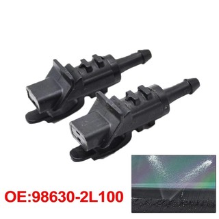 2 Pçs Bocais De Spray De Água Do Limpador Pára-Brisa Dianteiro 98630-2L100 Para Hyundai i30 MK1 2007-2012 Kia Cadenza K7