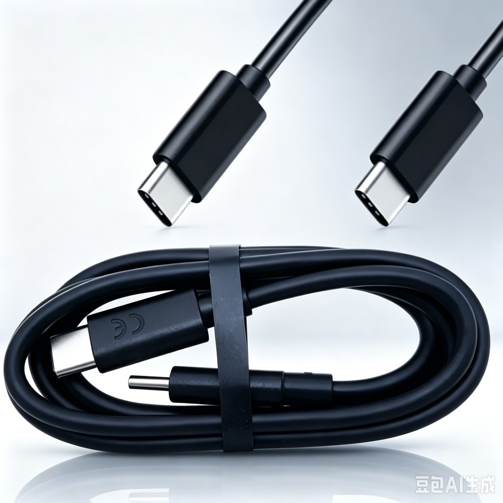 Cabo de Carregamento e Dados Turbo Compatível Para Smartphone USB-C x USB-C 1 Metro – USBCC1MP