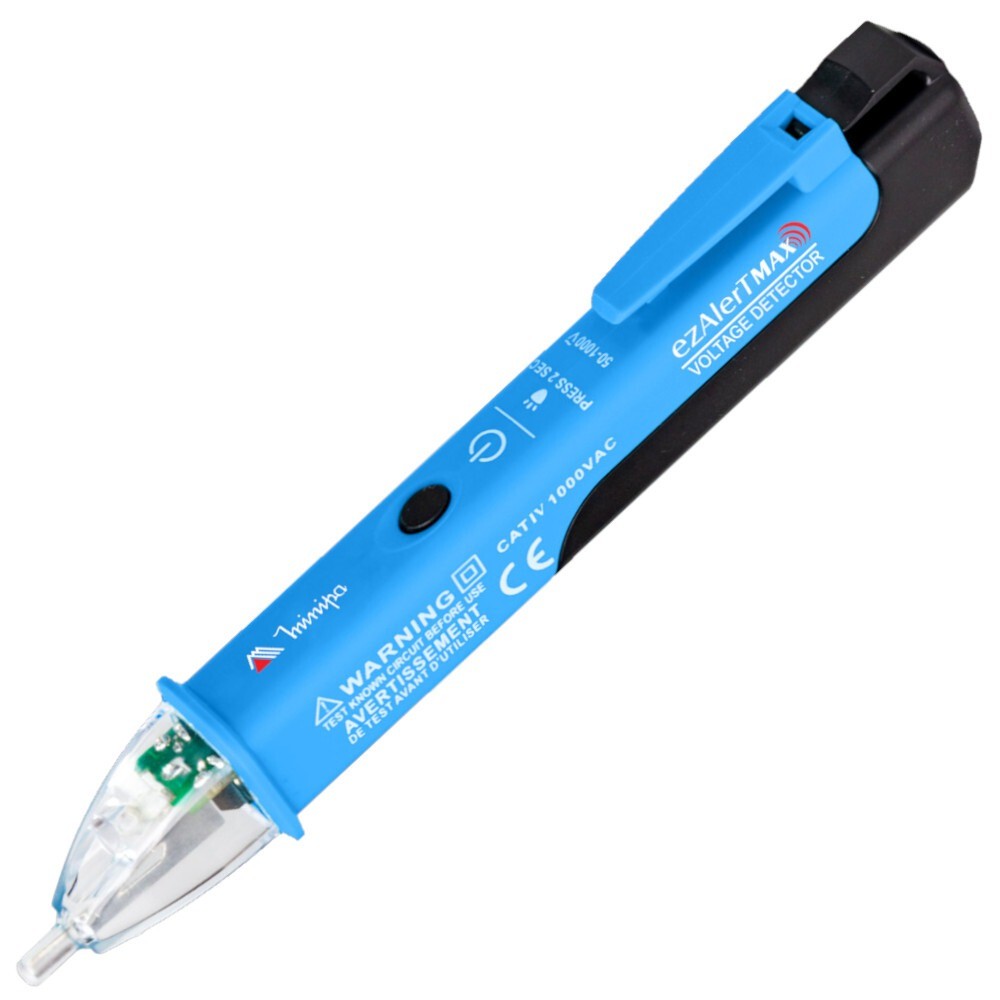 Detector de tensão 50 a 1000V CAT IV 1000V com Led - ezAlerT Max Minipa