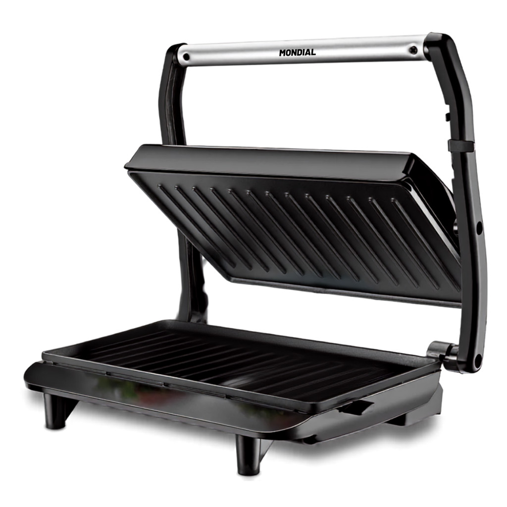 SANDUICHEIRA E GRILL ELETRICO MONDIAL 1000W PG-01 220V 60HZ