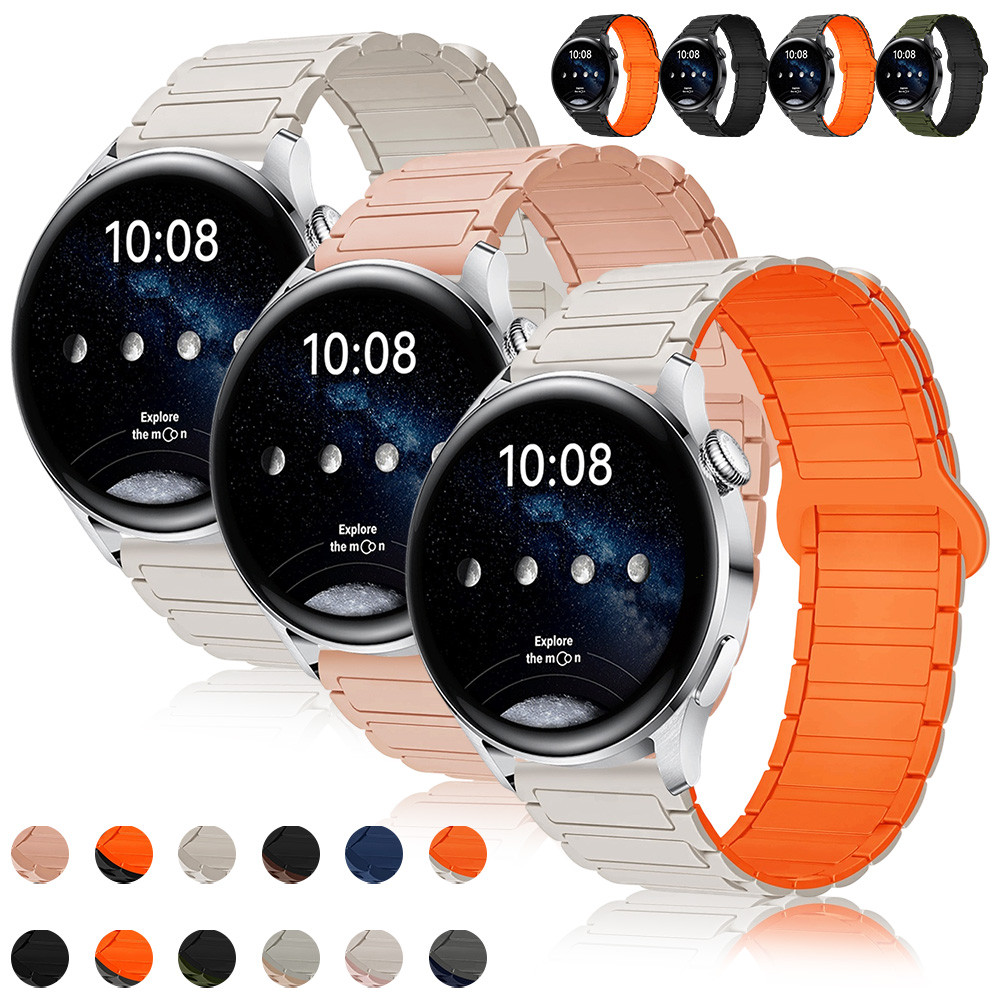 Pulseira Esportiva De Silicone De 20/22 Mm Para Garmin/Huawei GT 7 6 5 4/Redmi Watch 5 Active/5 Lite/Samsung Galaxy FE C