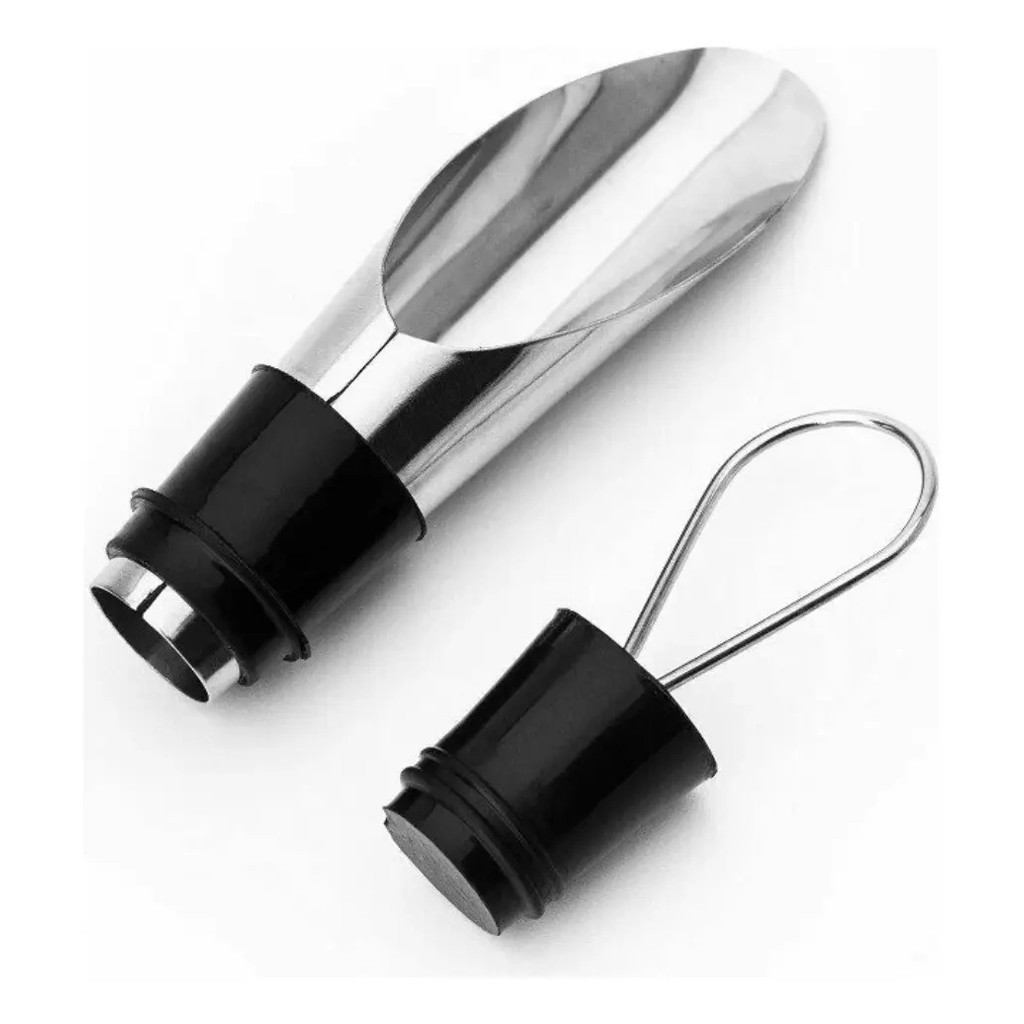 Bico Dosador Para Vinho E Garrfas Inox Elegante