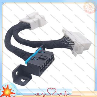 [Em Vendas E] OBD2 Cabo De Extensão Divisor 16 Pinos Duplo Fêmea Y Adaptador Ferramenta OBD De Alta Qualidade