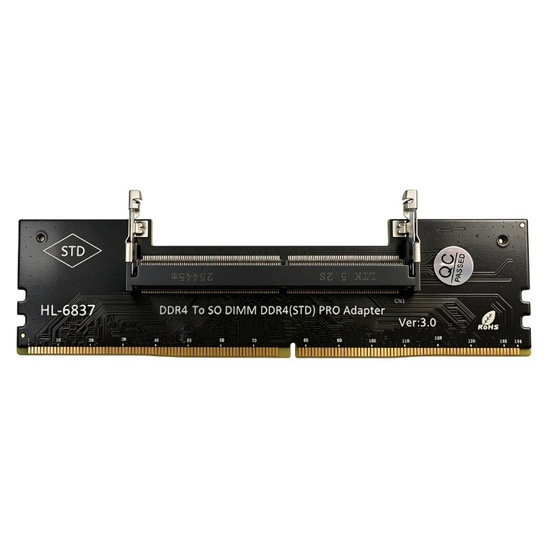 Adaptador SO-DIMM DDR4 para RAM DDR4 de Desktop Ver3.0, Conversor de Memória SO-DDR4 de Alta Frequência para Laptop, Car