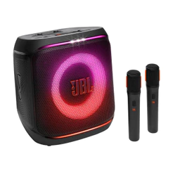 Caixa de Som Partybox Encore 2 Bluetooth 2 Microfones AI Sound Boost Até 12h de Bateria JBL