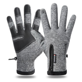 Novas Luvas De Inverno À Prova Dwaterproof Água Touchscreen Quente Mais Veludo Da Motocicleta Esportes Correndo Luva Esq