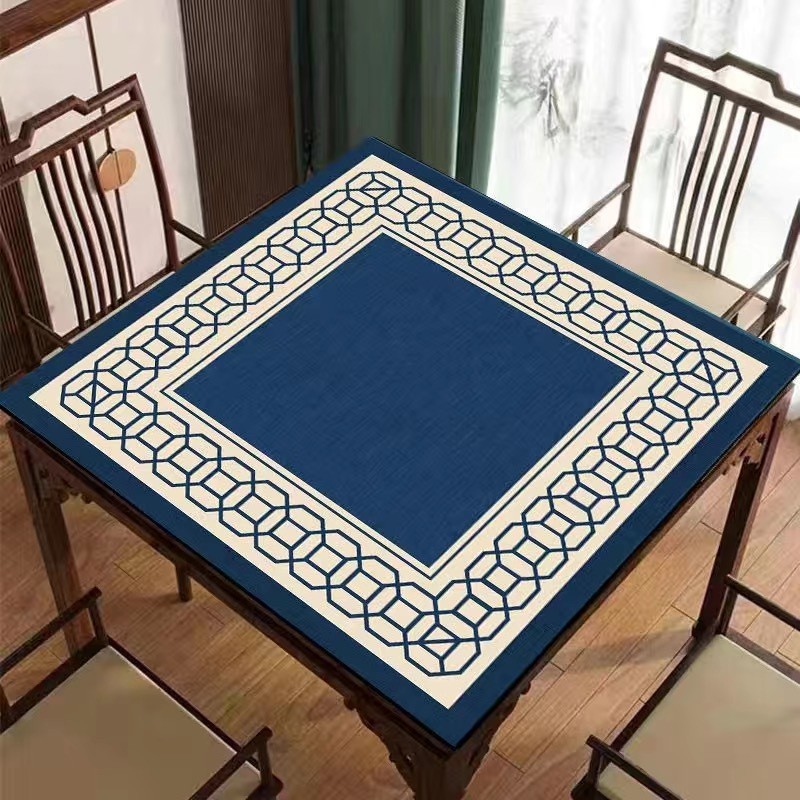 Novo chinês mahjong tapete de mesa cristal veludo mudo redução de ruído mahjong esteira sala de xadrez Desktop tapete pr