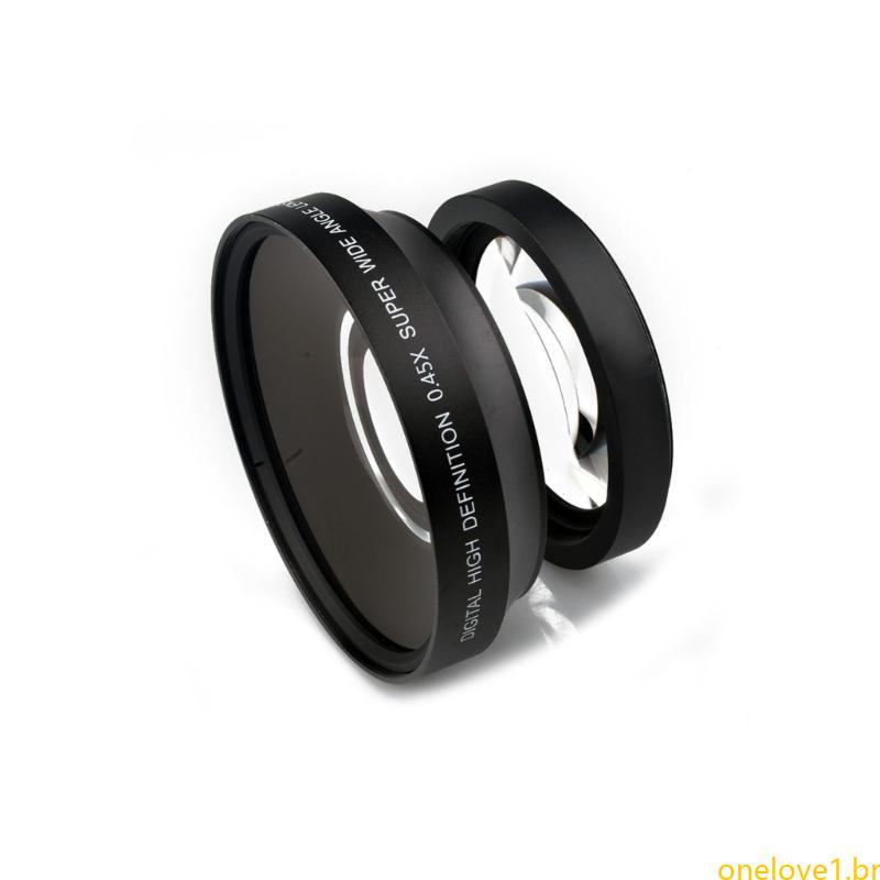 Uma Lente Olho Peixe Angular Porção Macro Profissional 0 43x Ampliação 67mm