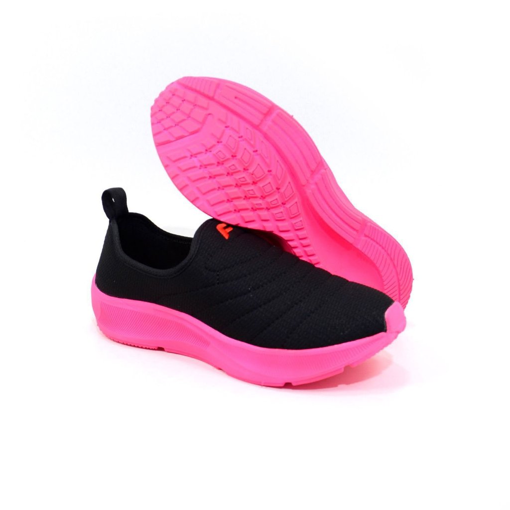 Tênis Feminino Casual sapatilha Slip On Estilo Meia Calce Fácil Casual Confortável Tenis Feminino