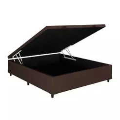 Cama Box Baú Casal Universal Courano Brown (138x188x35) - Costa Rica