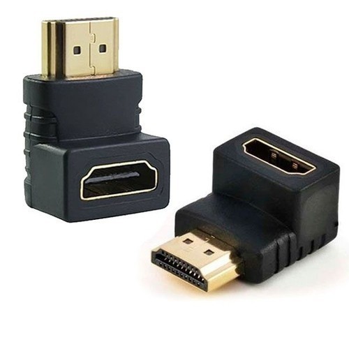 Adaptador HDTV Em L 90 Graus Macho X Femea