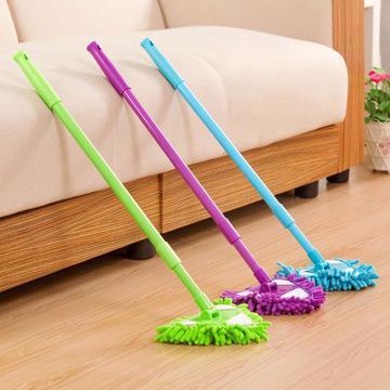 Mini esfregão pequeno infantil Chenille triângulo Universal esfregão preguiçoso banheiro cozinha piso parede esfregão pa