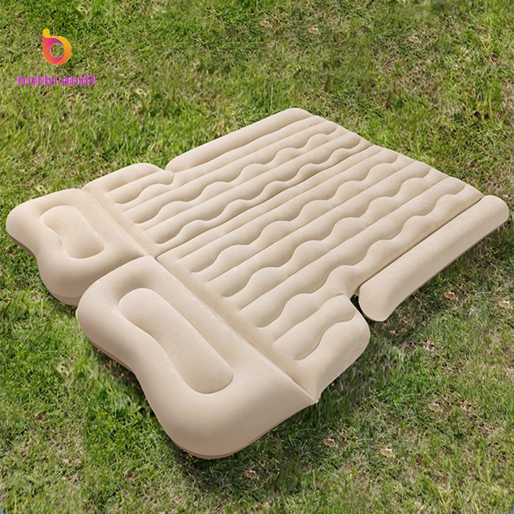 Cama De Acampamento Para Carro SUV Colchão De Ar Inflável À Prova D'água Flocado Almofada De Dormir Dupla Em PVC