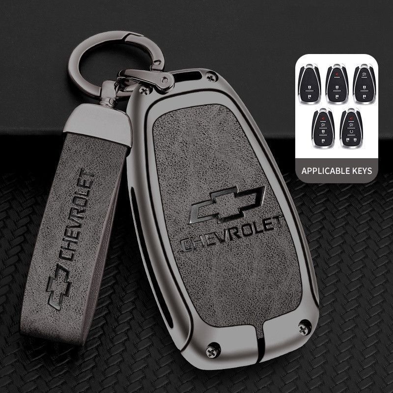 Capa para chave de carro em liga de zinco para Chevrolet Onix, Equinox, Orlando, Cruze, Spark, Sonic, Camaro, Volt, Trax