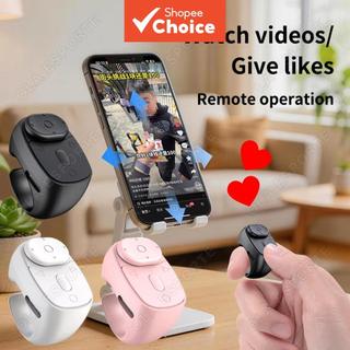 Anel de Rolagem de Controle Remoto Bluetooth, Função de Controle Remoto para Virar Páginas, Compatível com iPhone, iPad