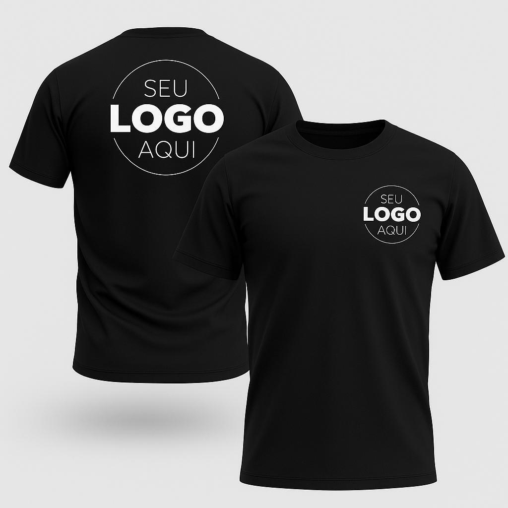 Camiseta Personalizada Basica Estampada Uniforme Empresa 100% DRY FIT  Logo