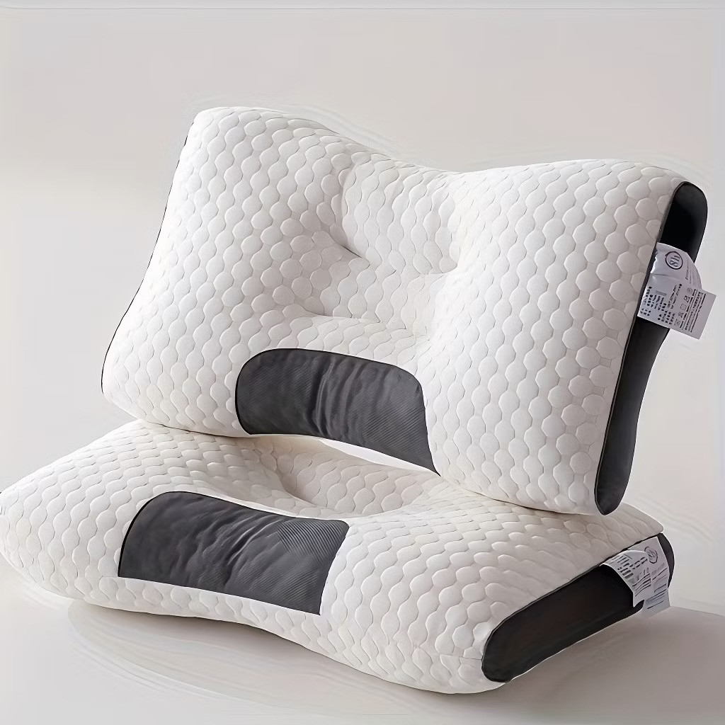 Travesseiro Ergonômico Respirável - Apoio para Pescoço e Ombro Envio Imediato