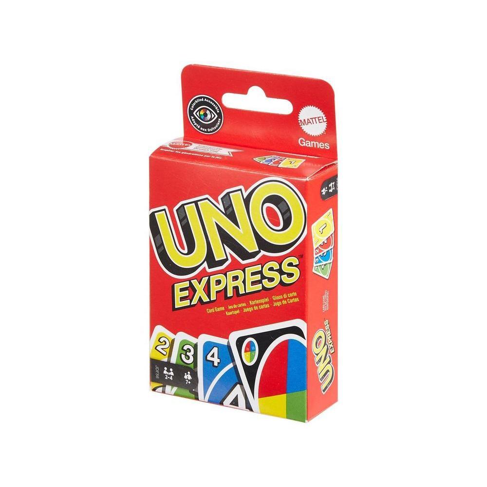 Jogo de Cartas UNO Express com 56 cartas Mattel