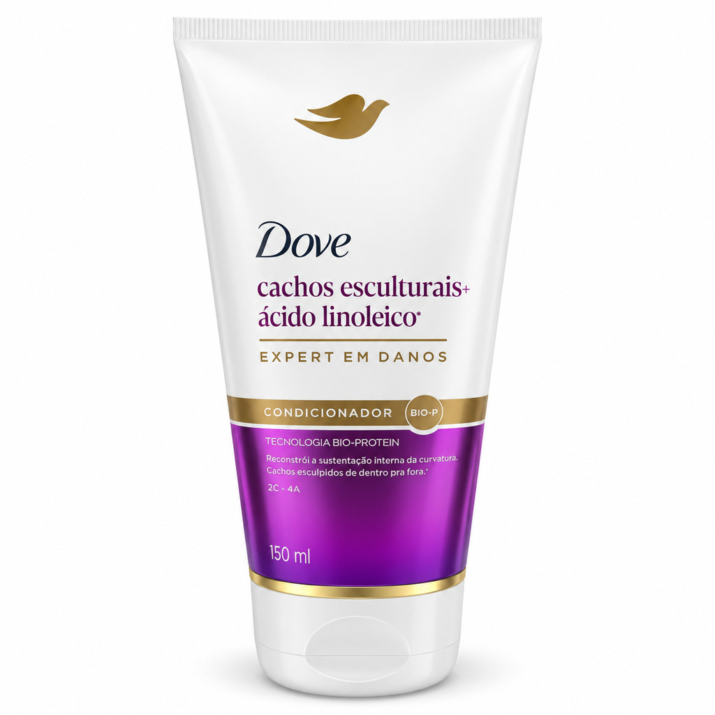 Condicionador Dove Cachos Esculturais + Ácido Linoleico Bio-P 150ml