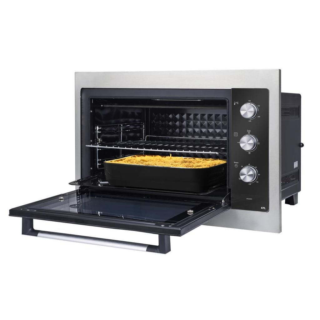 Forno Elétrico de Embutir Philco 47L Inox Esmaltado PFE47E · foto 2