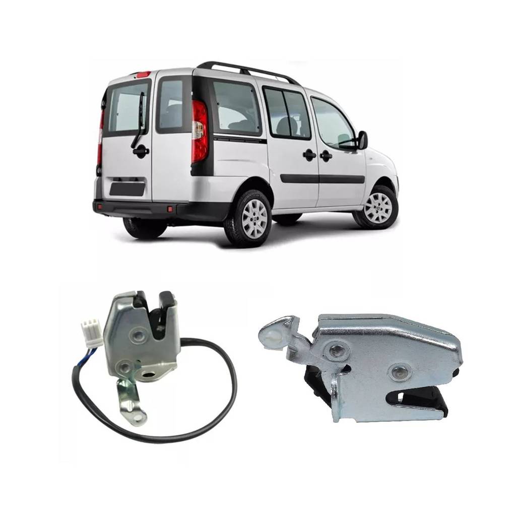 PAR FECHADURA PORTA TRASEIRA INFERIOR SUPERIOR DOBLO ELETRICA LADO ESQUERDO