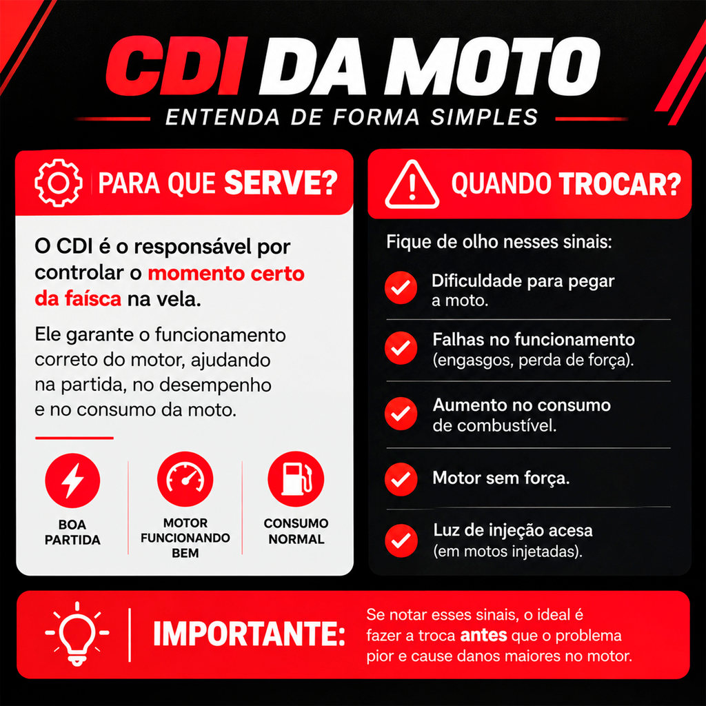 Cdi Modulo 6 Pino Yamaha Ybr 125 2006 At 2008 — imagem 2 de 2