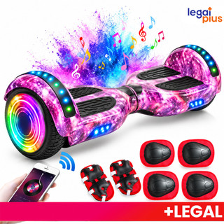 Hoverboard Infantil 6.5" - Skate Elétrico com LED Bluetooth e Bateria Potente para Crianç…